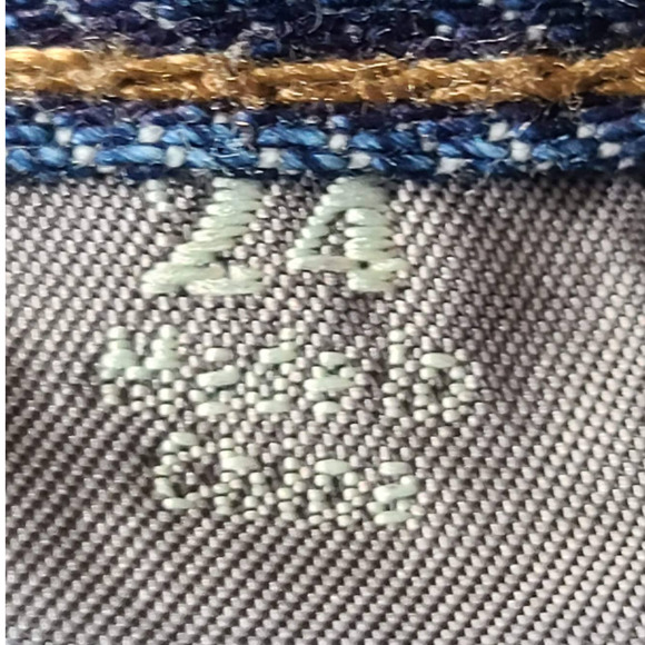 POINT SUR J. CREW Retro Boy‎ High Rise Frayed Hem Cotton Jeans K3440 Women's 24 - Picture 12 of 15